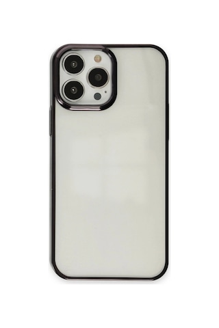 Apple iPhone Uyumlu, 13 Pro Max Kılıf Element Silikon - Siyah