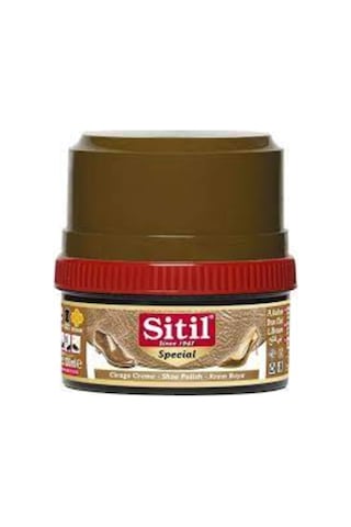 Sitil Special Krem Ayakkabı Boyası - Kahverengi 60Ml Kahverengi