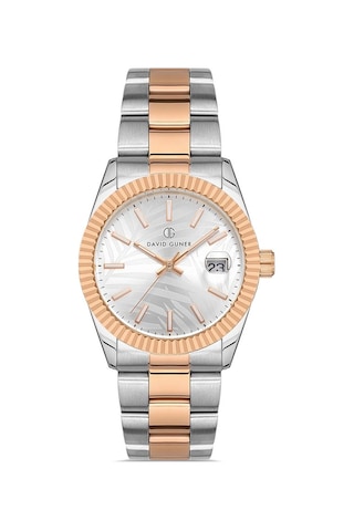 Davıd Guner Dg-8385la-e1 Kadın Kol Saati Gold - Gümüş