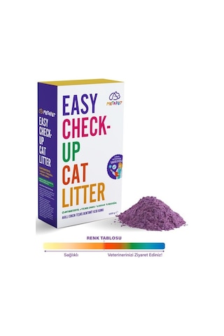 Metapet Renk Değiştiren Akıllı Kokusuz Doğal Topaklaşan Bentonit Kedi Kumu 1 KG