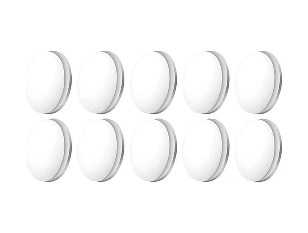 Yuntech01 10 Adet Beyaz Manyetik Perde Ağırlığı - Banyo Perdesi, Masa Örtüsü İçin Manyetik Kanca Ağırlık Bloğu Beyaz