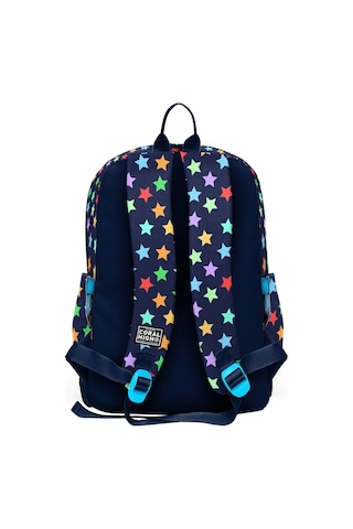 Coral High Kız Çocuk Lacivert Yıldız Desenli İlkokul Sırt Çantası Dört Bölme 33209