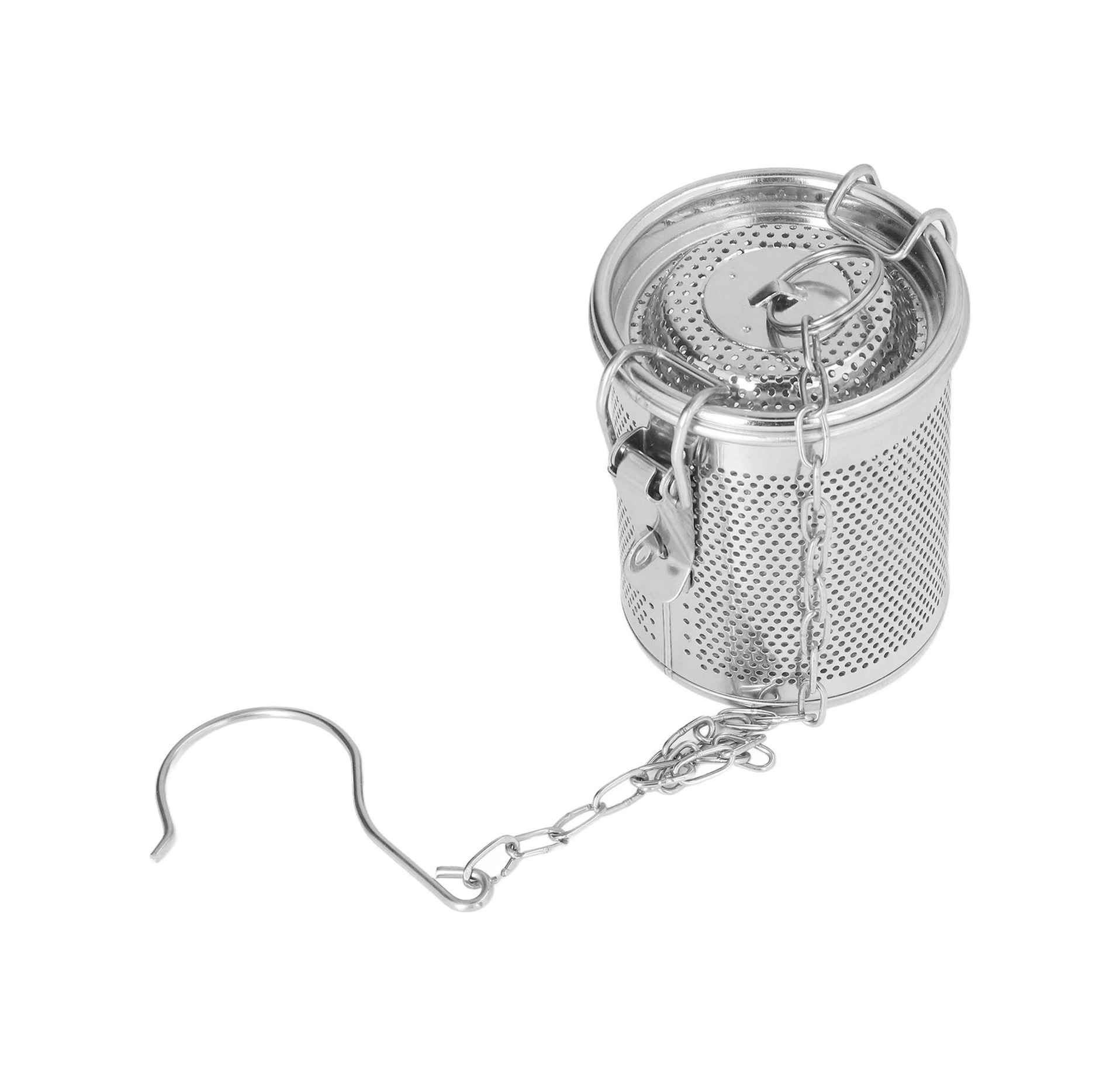 Konesam Stainless Steel Fincan Filtre Sepeti - Çorba, Baharat, Çay İçin İnce Ağızlı, 0.3l, Uzun Askı Zinciri, Isı Dayanıklı Diğer