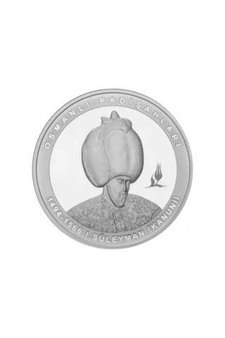 Agakulche Kanuni Sultan Süleyman Osmanlı Gümüş Sikke Coin