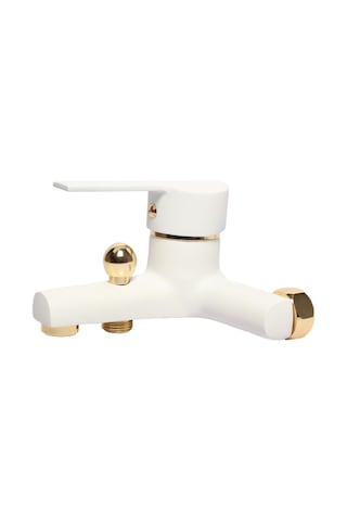 Faumix Ema Beyaz Gold Banyo Bataryası