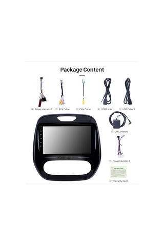 Renault Captur M-a/c 2015+ Multimedya Navigasyon Usb Kamera Carplayer 6 Ram
