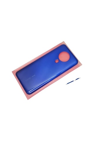 Tecno Spark 6 Ke7 Kasa Arka Pil Batarya Kapağı Senalstore - Mavi Mavi
