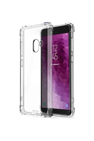 Blogy Galaxy J6 Plus İle Uyumlu Crystal Fit Kılıf Crystal Clear