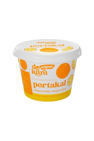 Dokuru Portakal Kuru Meyve Cipsi - Dondurularak Kurutulmuş Freeze Dried Çıtır Portakal 150 G