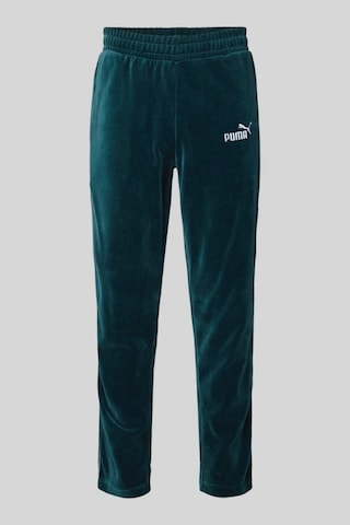 Puma Essentials Elevated Velour Erkek Pantolon Yeşil