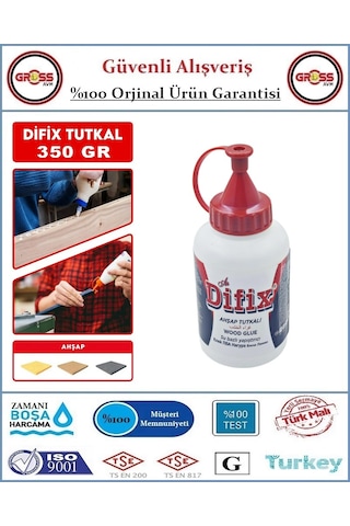 Difix Ağaç Tutkalı - Ahşap Mobilya Tutkalı - 350gr - Beyaz