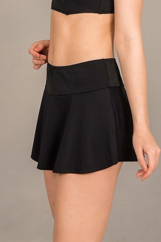 Amour Fashion Kadın Siyah Basic Çamaşırsız Etek Bikini Altı