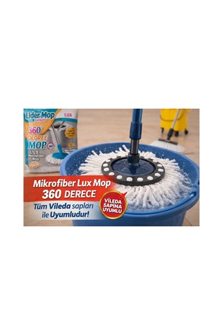 Luxmop 360 Mikrofiber Yedek Mop