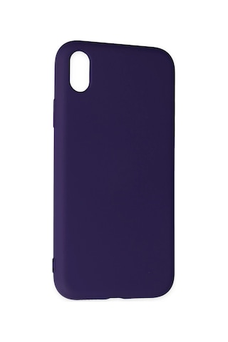Cosmotex 8683140169213 Newface Apple iPhone Uyumlu Xr Kılıf Nano İçi Kadife Silikon - Mor
