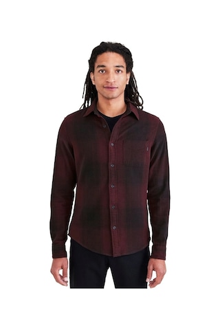 Dockers Slım Orıgınal Woven Chromatıc Flannel Bl Erkek Beyaz Gömlek - A1114
