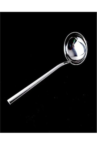 Servis Kepçesi Çubuk Sade Model 18/10 304 Kalite Çelik Kalın