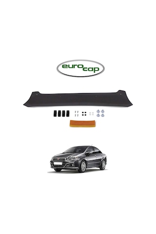 Eurocap Fiat Linea Ön Kaput Koruma Rüzgarlık 3Mm Abs 2007-2018