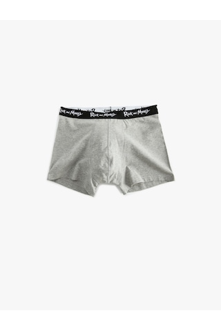 Koton Pamuklu 3'lü Lisanslı Rick And Morty Boxer Seti Siyah Desenli 5slm90013mk Siyah
