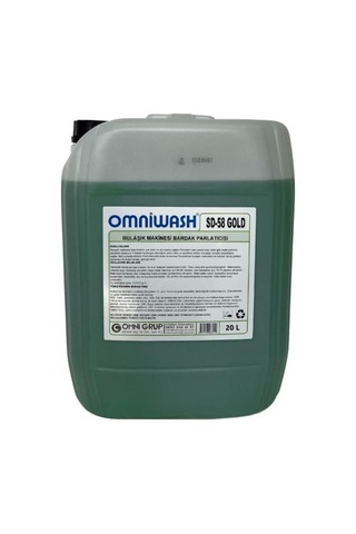 Omniwash Gold Endüstriyel Sıvı Bulaşık Yıkama Deterjanı ve Parlatıcısı 2 x 20 L
