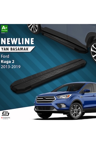 S-dizayn Ford Kuga 2 Newline Siyah Yan Basamak 183 Cm 2013-2019