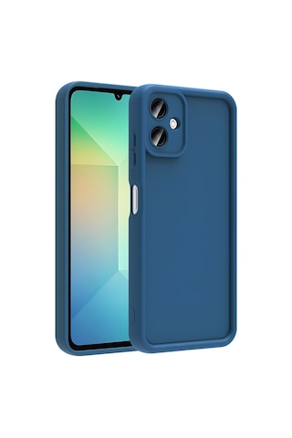 Samsung Uyumlu Galaxy A07 Kılıf Kamera Korumalı Zore Ananas Kapak - Siyah Siyah