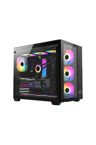 Ramtech Aquarium X50 R7-5700X 32 GB 1 TB M2 NVMe SSD 8 GB RX580 Free Dos Masaüstü Oyuncu Bilgisayarı