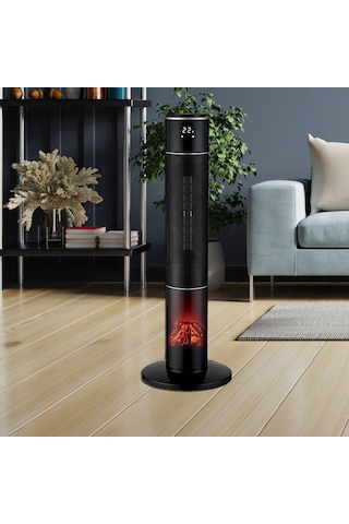 Voltomat PTC-2071L 2000 W Seramik Uzaktan Kumandalı Fanlı Isıtıcı