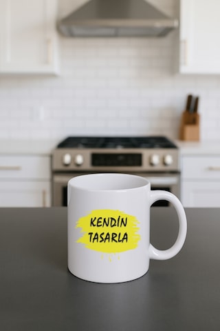 Kendin Tasarla Bardak - Kişiye Özel Bardak Satıya Sor 2 Düz Beyaz Kupa