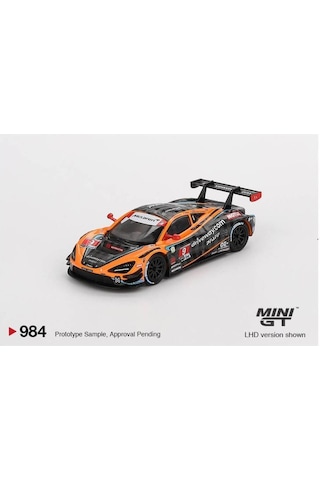 Mini Gt 984 Mclaren 720s Gt3 Evo Pfaff Motorsports 2024 Imsa Daytona 1/64 Model Araba