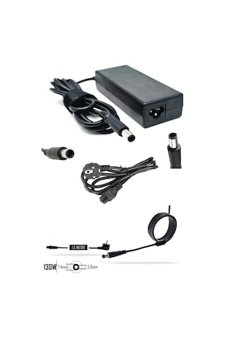 Notebook Adaptör, Şarj Aleti - 130w - Dell Inspiron 15 7559 P57f002 Muadili İle Uyumlu