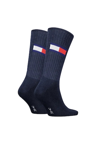 Tommy Hilfiger Th Unı Tj Sock 2p Fl Uniseks Lacivert Çorap - S701228222 Lacivert