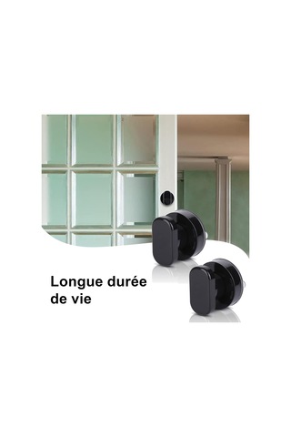 Siyah 2'li Paket Vantuzlu Kapı Kolu, Güçlü Vantuzlu Vantuzlu Pencere Kolu, Vantuzlu Kapı Kolu