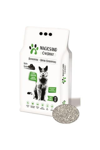 Magicsand Cat Litter Active Carbon Bentonit Kedi Kumu 20 L Magicsand Cat Litter Active Carbon Bentonit Kedi Kumu 20 L