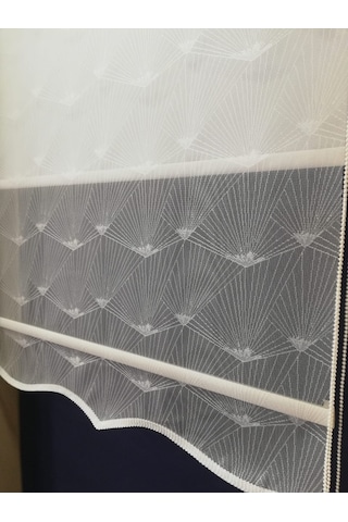 1.Kalite Tül&Stor Çift Mekanizmalı Perde Etekli