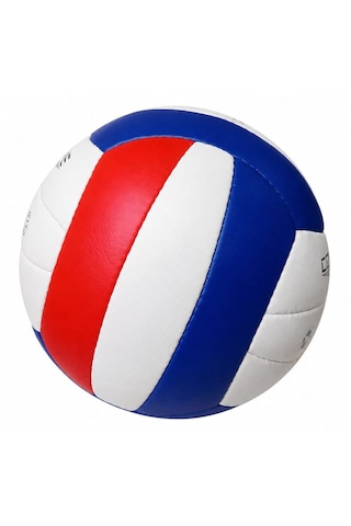 Katze Competitive Voleybol Topu El Dikişli Renkli Beyaz - Kırmızı - Mavi
