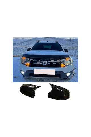 Dacia Duster 1 Fl Batman Yarasa Ayna Kapağı Parlak Siyah Abs 2010 2011 2012 2013 2014 2015 2016 2017