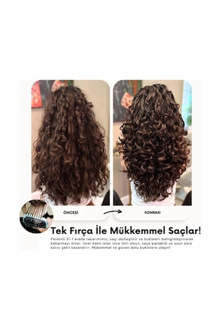 Sihirli Bukleler Magical Curl Kıvırcık Saç Fırçası - 58