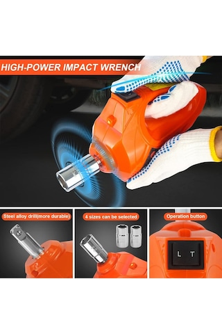 5 Tonluk Elektrikli Hidrolik Kriko Kiti Hızlı Lastik Değişimi İçin Güçlü Çözüm