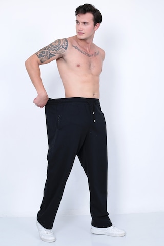 Lukitus Erkek Büyük Beden Eşofman Altı Siyah