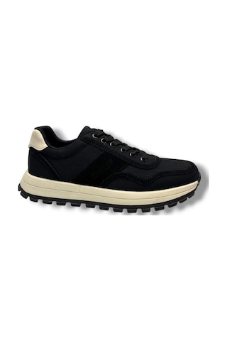 Ryt 26ym Med-26 Keten Anatomik Taban Erkek Sneaker Siyah Bej
