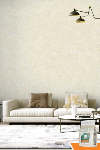 Ventrawall Yalıtımlı Sürülen Duvar Kağıdı-sarı- Y03-1,5 Kg-5m²