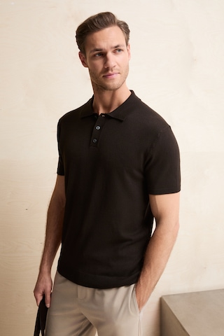 Grimelange Vesto Erkek Triko Acı Kahve Polo Yaka T-shirt Acı Kahverengi