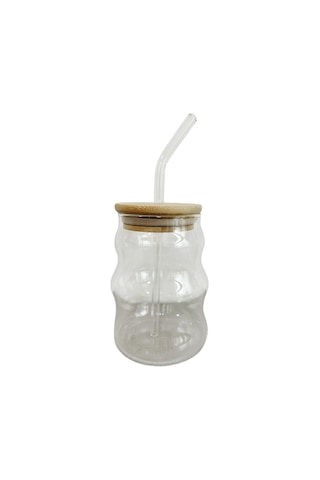 Suntek Milkshake Beer Için Cam Kavanoz Drinkware Temizle B B