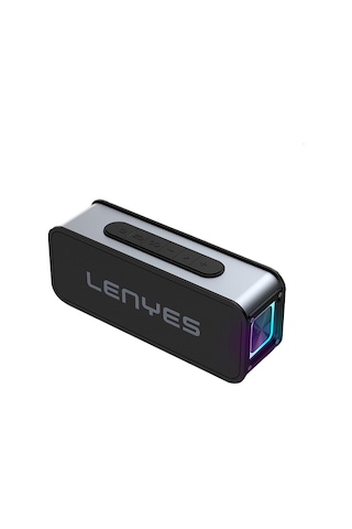 Lenyes S856 Rgb Işıklı Mikrofonlu Bluetooth Speaker Hoparlör V5.0 Siyah