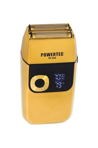 Powertec TR-550 Şarjlı Günlük Sakal Sinekkaydı Tıraş Hassas Düzeltici Döner Başlık