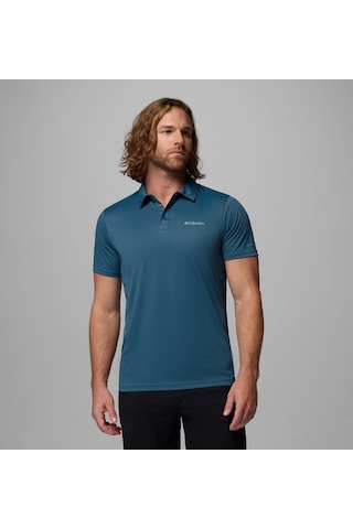 Columbia Ao3614 Hike Technical Erkek Polo T-shirt 1990401429 Mavi