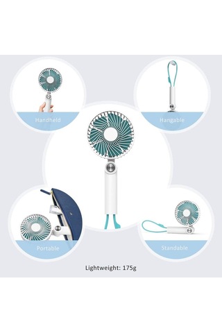 Soulader Taşınabilir Usb Şarjlı Mini El Fanı - Kolay Taşınabilir Kişisel Serinletici