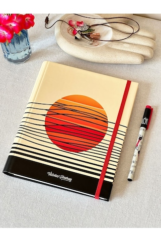 Gizli Spiralli Defter Sert Kapak 192 Sayfa 96 Yaprak 17x24 Cm 90gr. Çizgili 1160