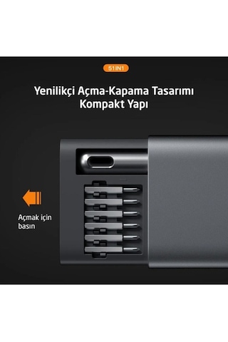 51in1 Hassas Manyetik Tornavida Seti