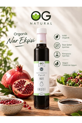 OG natural Organik Nar Ekşisi 250 ML